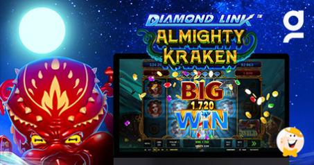 Duik in een nieuw avontuur met Diamond Link™: Almighty Kraken van Greentube