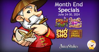 Juicy Stakes Casino's End of Month Bonuses Offer Up to 75 Bonus Spins on Betsoft Slots!