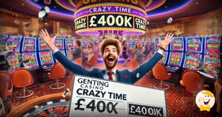 Player Wins £400,000 at Genting Casino in Single Round of Evolution Gaming's Crazy Time