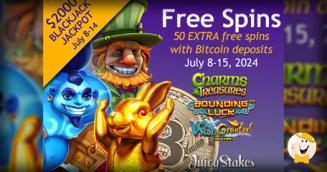 Juicy Stakes Casino Summer Promotion - Bonus Spins & Blackjack Jackpots