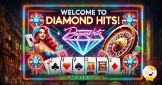Booming Games Launches Diamond Hits Slot Featuring Free Spins and Gamble Option