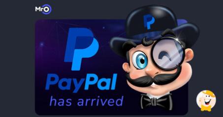 Mr. O Casino Adds PayPal for Enhanced Payment Options