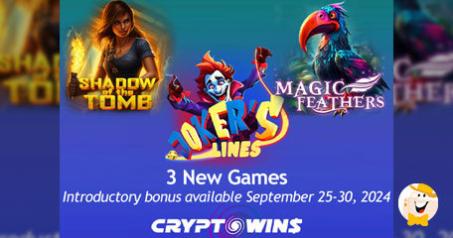 CryptoWins Expands Slot Collection with Three Themed MegaMatrix Games