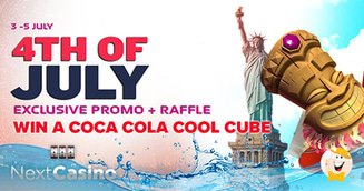 NextCasino on 4th of July: Bonuses, Spins and Coca-Cola Fridge