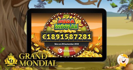 New Mega Moolah World Record Win at Grand Mondial Casino