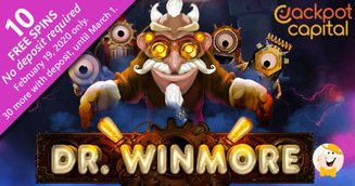 Jackpot Capital Casino and RTG Introduce Dr. Winmore, Cascading Slot With Cluster Payouts