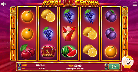 Spearhead Studios Unveils Classic Fruit Machine Royal Crown