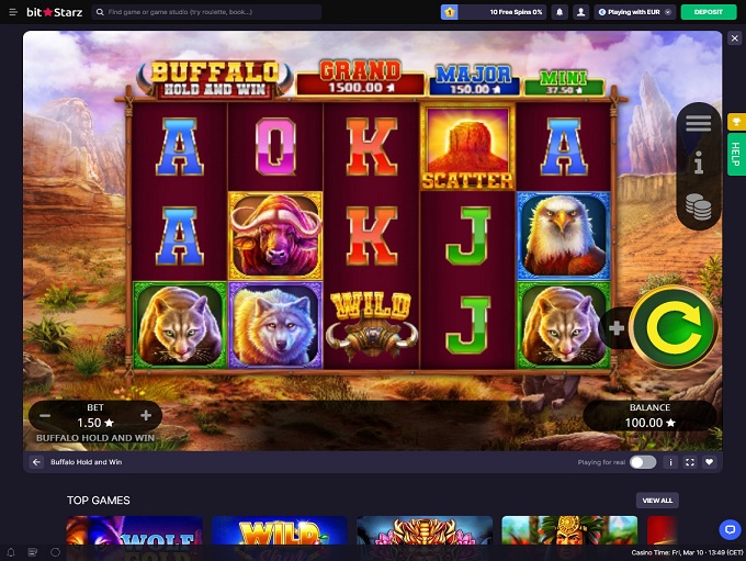 BitStarz Casino 10.03.2023. Game2 