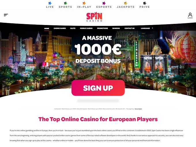 Spin Casino 18.05.2021. hp 