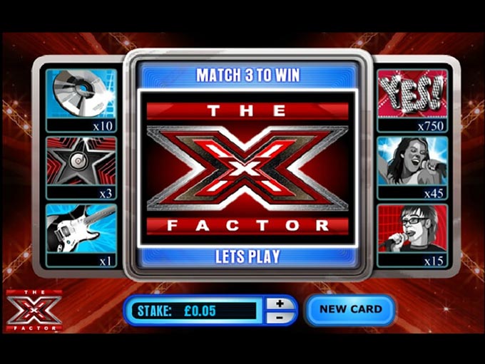 The X Factor Scratchcard