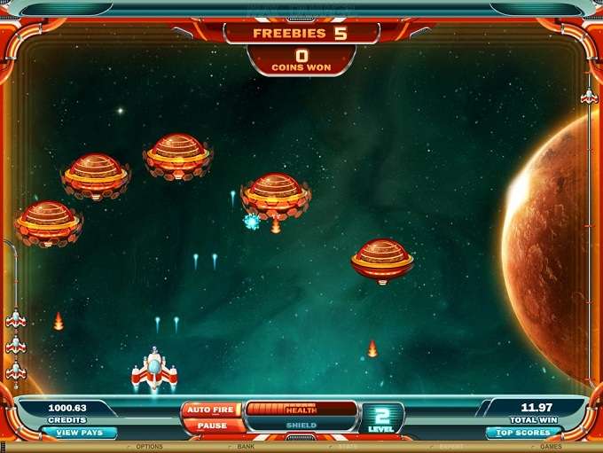 Max Damage and the Alien Attack  Arcade Game