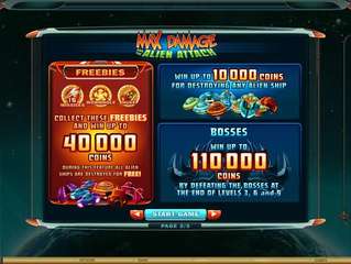 Max Damage and the Alien Attack  Arcade Game