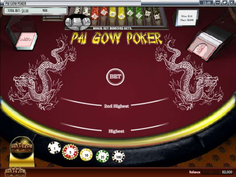 Pai Gow Poker