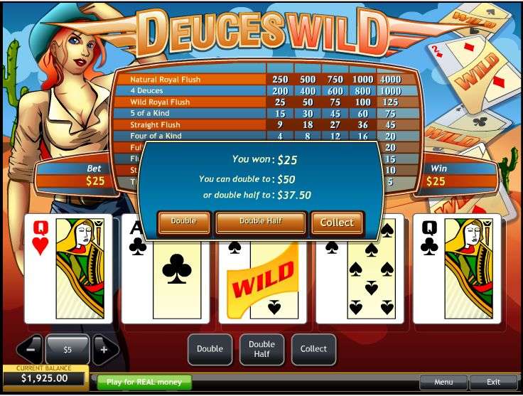 Deuces Wild Video Poker