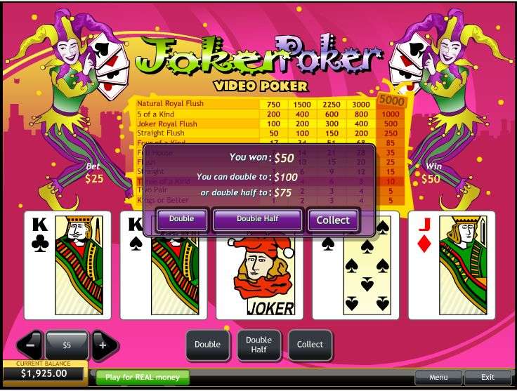 Joker Poker Video Poker