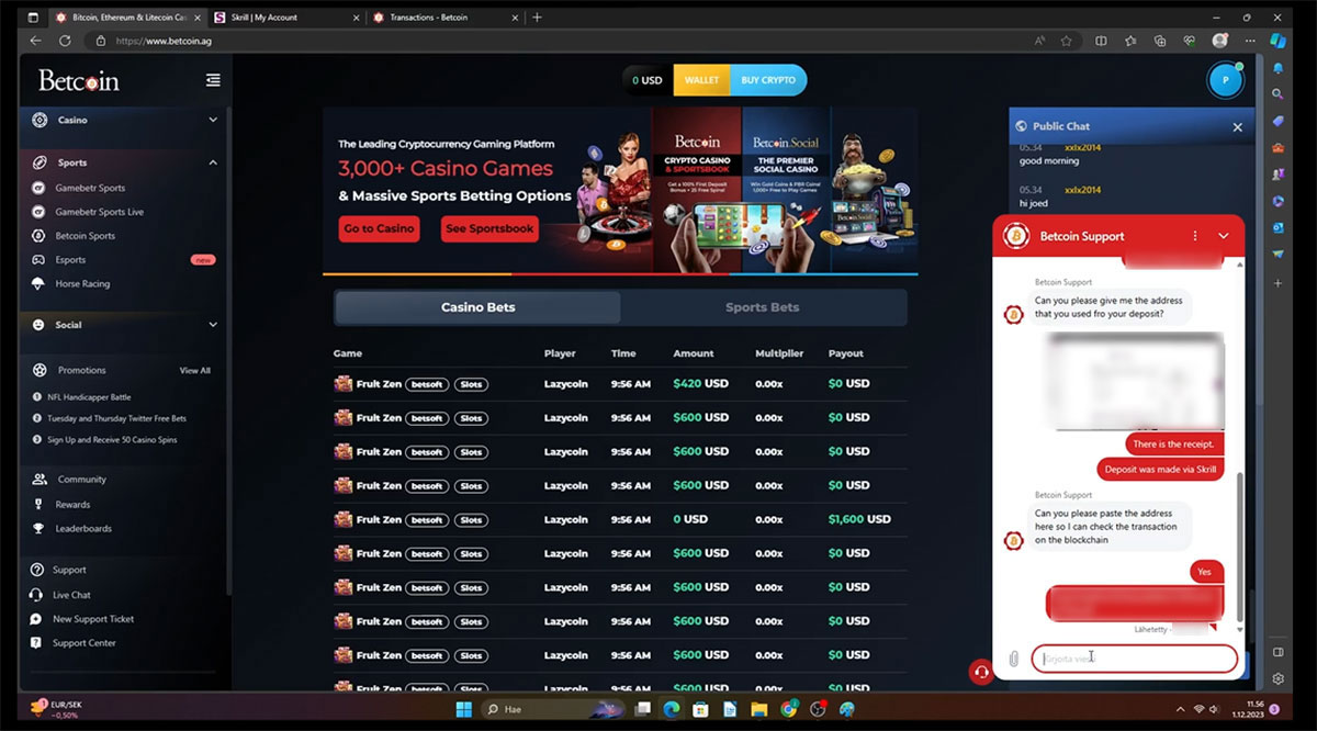 betcoin-casino-chat-about-deposit