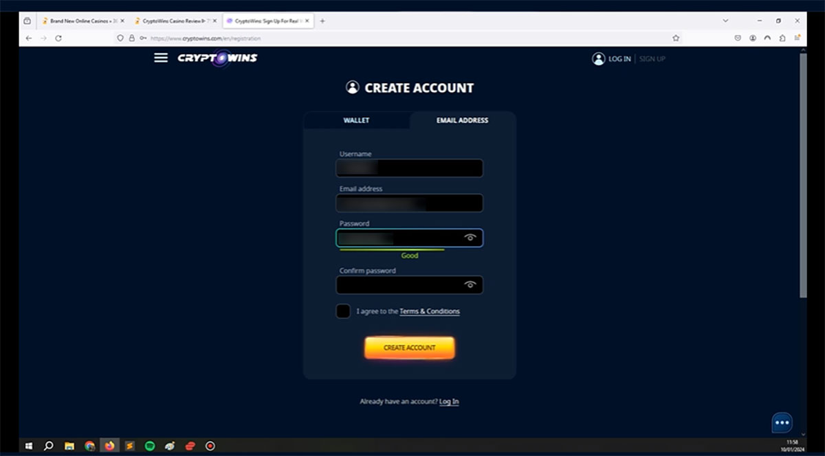 Cryptowins-casino-registration