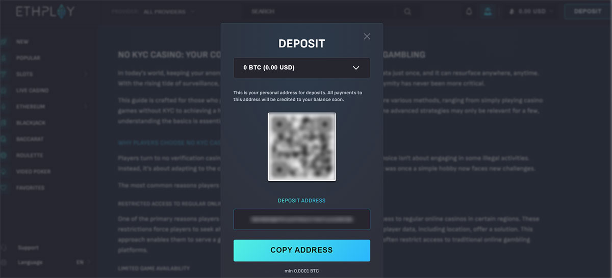 ETHPlay-casino-deposit-
