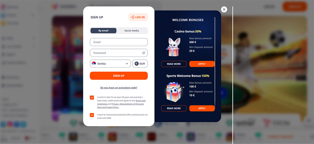 Monro-Casino-registration-form