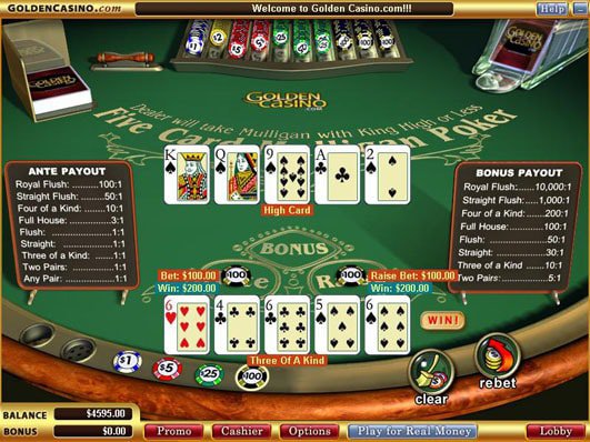 draw poker online