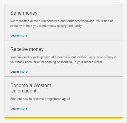 Western Union Money Transfer