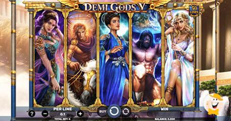 Spinomenal Lance un Tout Nouveau Jeu : Demi Gods V