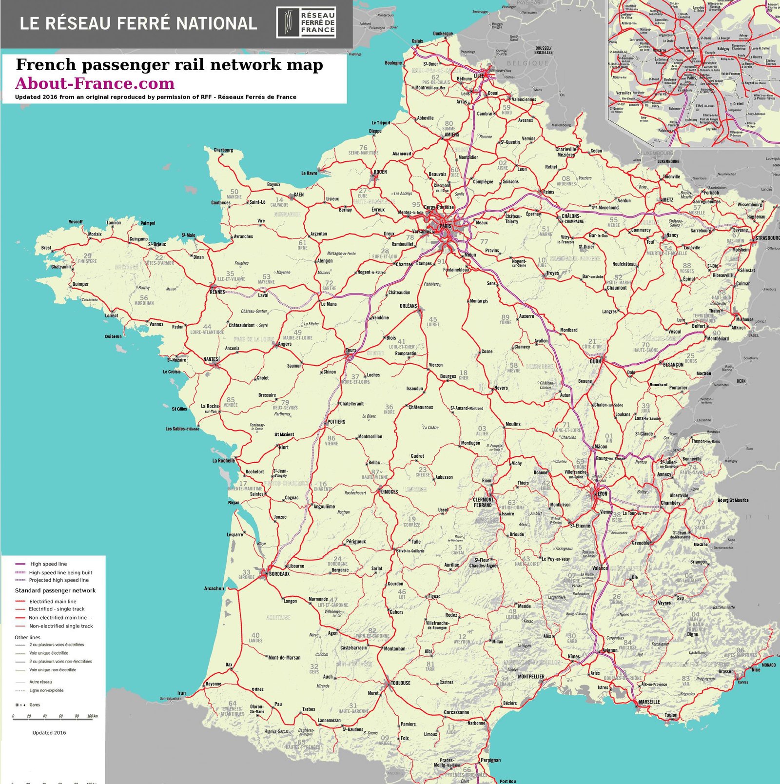 Map Of France For Driving - Best Map of Middle Earth