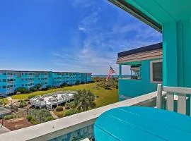 Walk to Beach Ocean-View Atlantic Beach Condo!