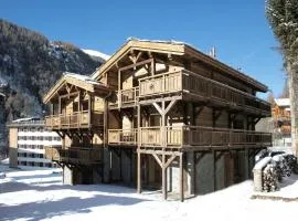 appartement avec jardin dans luxueux chalet