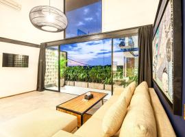 Contemporary Duplex 200m To Canggu Beachfront，位于坎古Pererenan的酒店