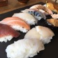 Checked in at wa cafe. Sushi — with Jessica