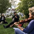 Tunes in the park.