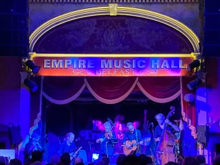 Checked in at The Empire Music Hall. Lúnasa — with Jessica