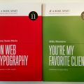 Red book, green book. Thank you, @JasonSantaMaria, @Monteiro, @ABookApart.