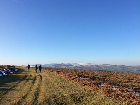 Walking west to Wales.