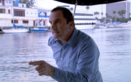 screen shot from the TV series Arrested Development, showing a character whose catchphrase began 'And that's why...'