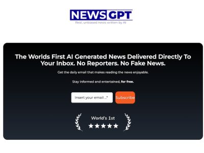 World's First AI-Generated News Channel Launches - NewsGPT