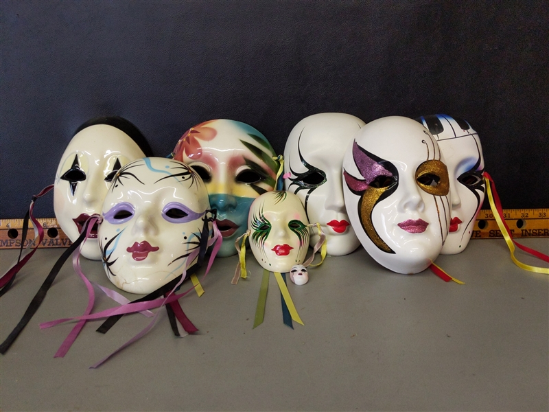 Ceramic Decorative Wall Masks