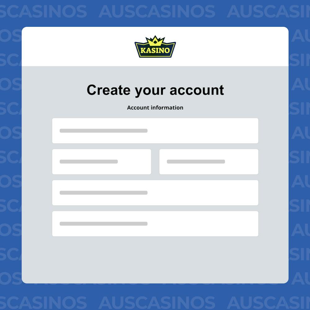 Create your account