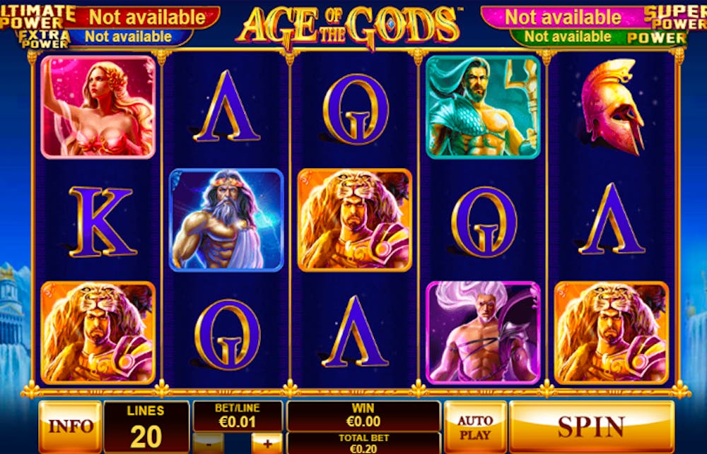 Age of the Gods: Paylines, Symbols, RTP &#038; Free Play logo