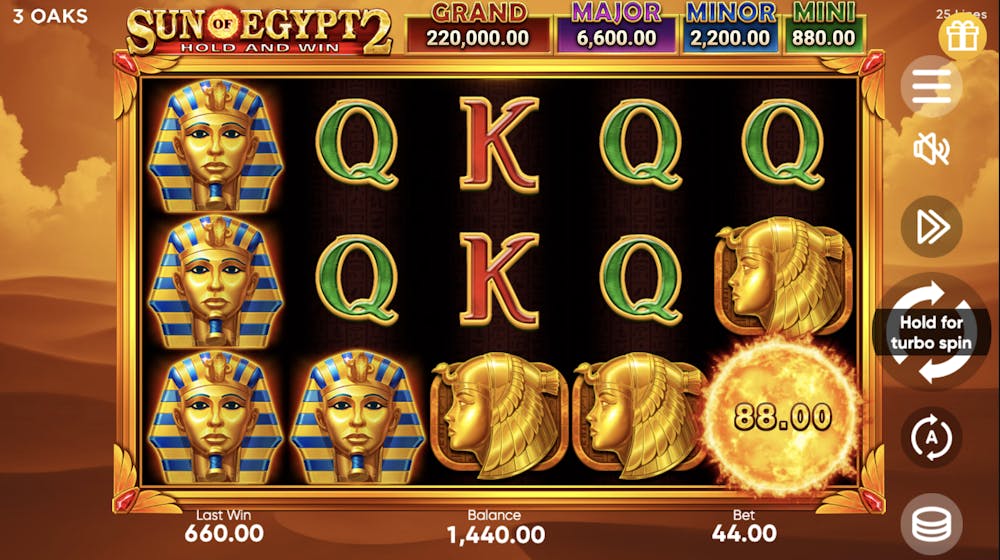 sun of egypt 2 slot