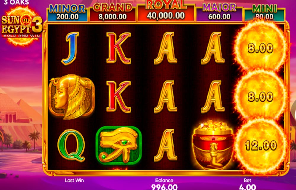 Sun of Egypt 3 Slot: Paylines, Symbols, RTP &#038; Free Play logo