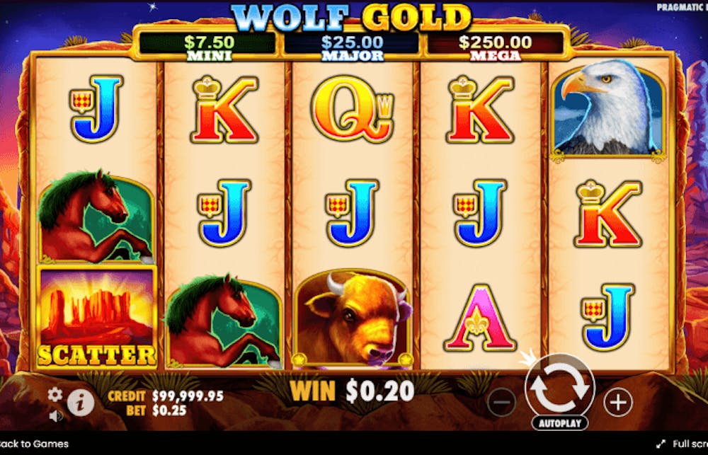 Wolf Gold Slot: Paylines, Symbols, RTP &#038; Free Play logo