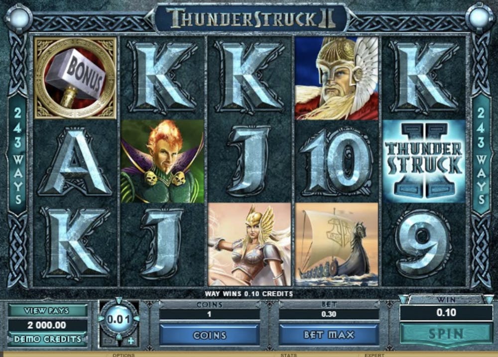 thunderstruck slot