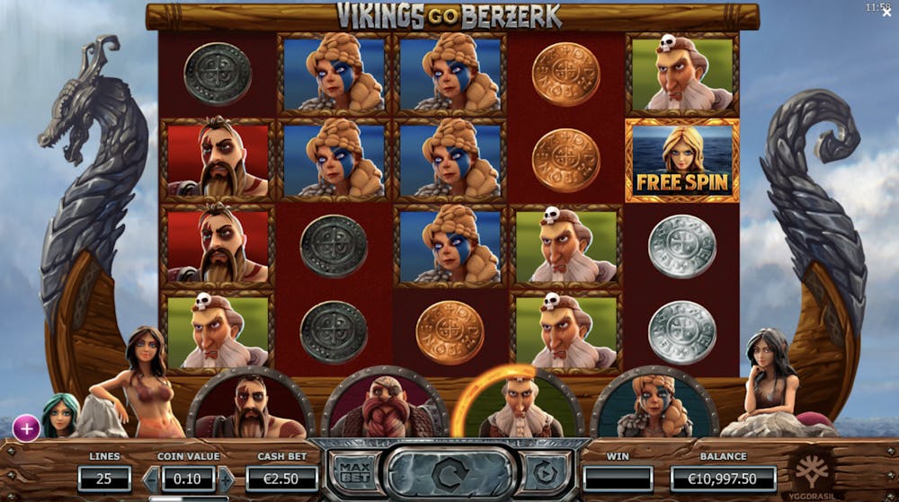 vikings go bezerk slot