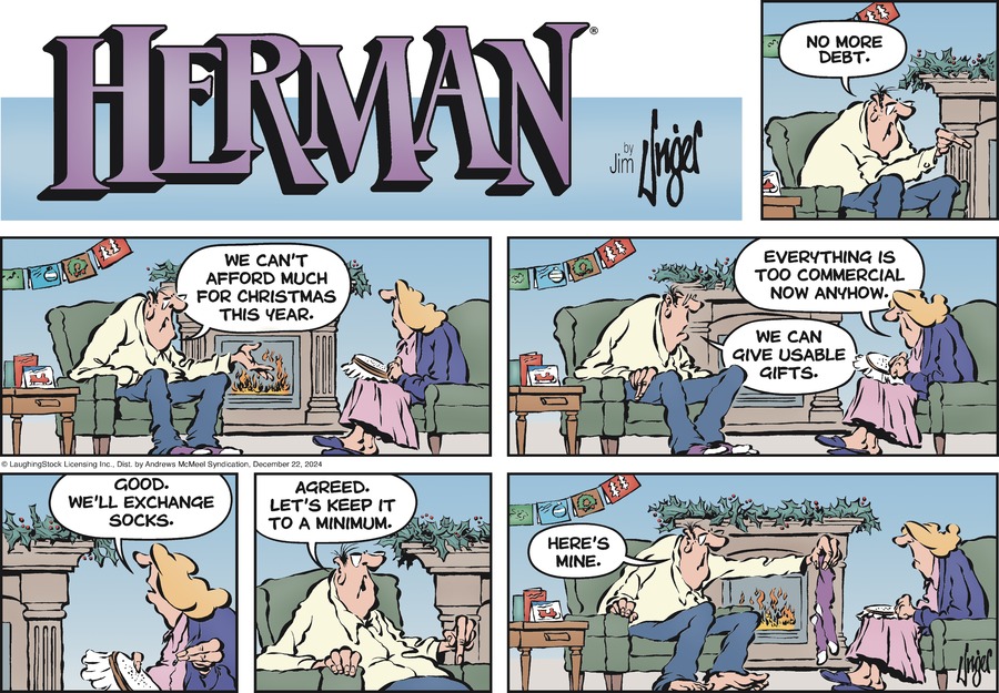 Herman Comic Strip for December 22, 2024 