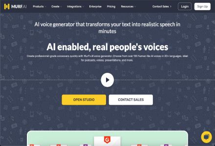 Murf AI - High-Quality AI-Powered Voiceover Tool