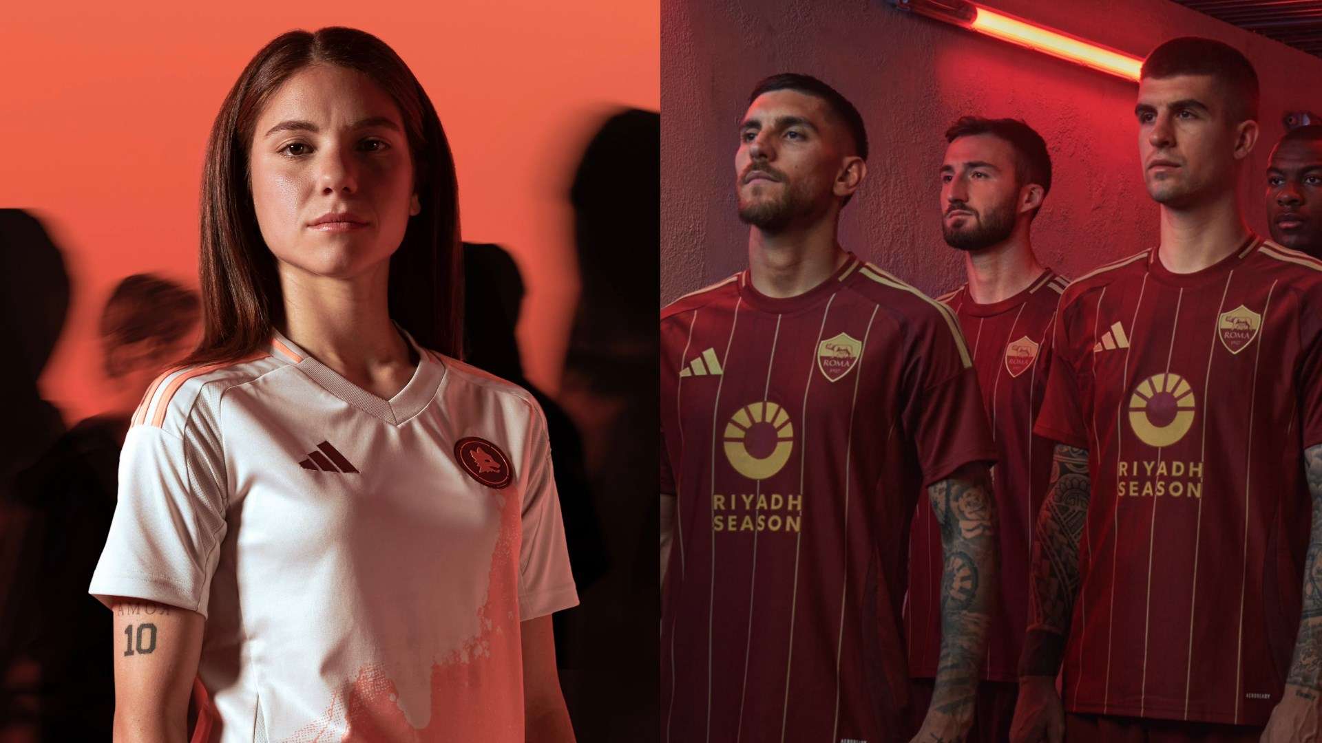 Roma 2024-25 kit home away adidas