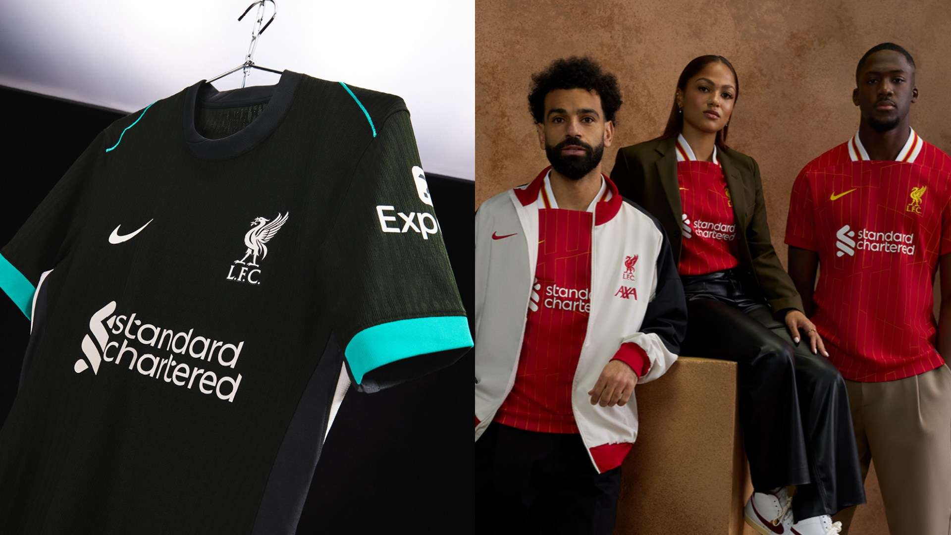 Liverpool home kit Liverpool away kit 2024-25