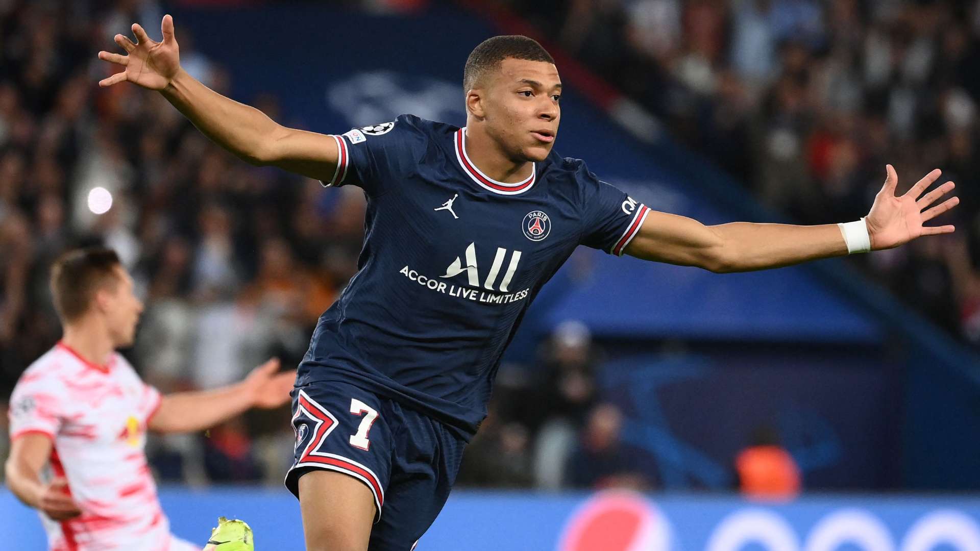 Kylian Mbappé PSG-Leipzig